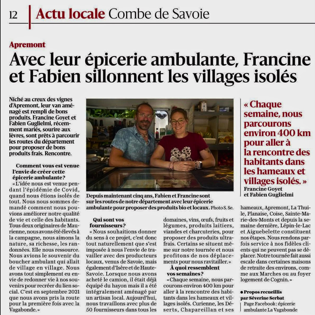 Aperçu — Avec leur épicerie ambulante, Francine et Fabien sillonnent les villages isolés
